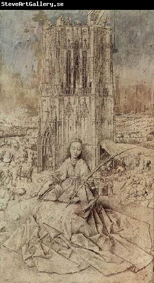 Jan Van Eyck Die Hl. Barbara